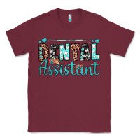 Burgundy dental assistant Classic Tee - JahusDesignShop