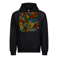 Foreset Green african geometric seamless pattern Urban Hoodie - BundleAndBundleShop