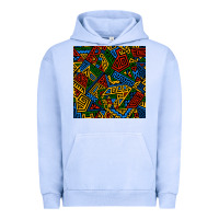 Pigment Grape Ice african geometric seamless pattern Urban Hoodie - BundleAndBundleShop