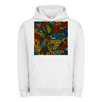 Pigment Lunar Rock african geometric seamless pattern Urban Hoodie - BundleAndBundleShop