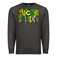 Smoke Lucky dude  St. Patrick's Day Premium Sweatshirt - CowGirlArtShop