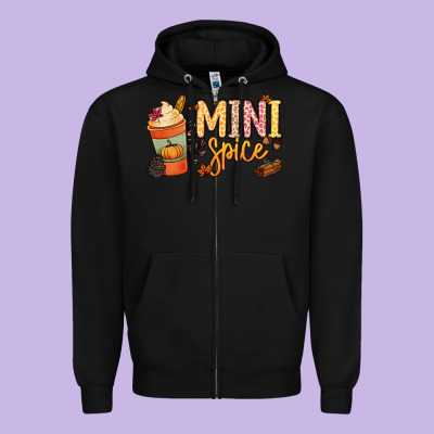 Mini Spice Zipper Hoodie Designed By Nancycooperartshop