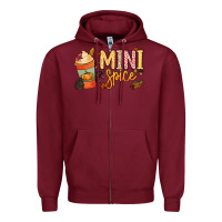 Burgundy Mini spice Zipper Hoodie - NancyCooperArtShop