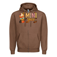 Chestnut Mini spice Zipper Hoodie - NancyCooperArtShop