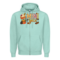 Seafoam Mini spice Zipper Hoodie - NancyCooperArtShop