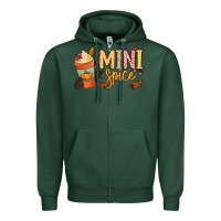 Sports Green Mini spice Zipper Hoodie - NancyCooperArtShop