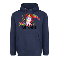 Navy Au-some Heavyweight Hoodie - CowGirlArtShop