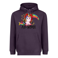 Plum Au-some Heavyweight Hoodie - CowGirlArtShop