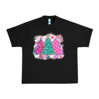 Black christmas leopard trees Urban Heavy Tee - MaliasSmallBusiness