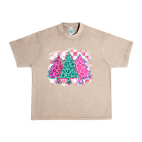 French Oak christmas leopard trees Urban Heavy Tee - MaliasSmallBusiness