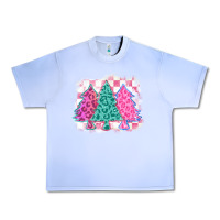 Grape Ice christmas leopard trees Urban Heavy Tee - MaliasSmallBusiness