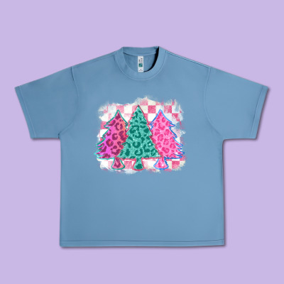 Christmas Leopard Trees Urban Heavy Tee Designed By Maliassmallbusiness