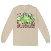 Mushroom easter stegosaurus delight Long Sleeve Tee - LillyAllenDesigns