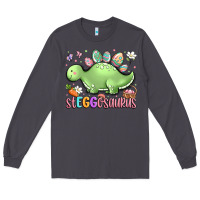 Smoke easter stegosaurus delight Long Sleeve Tee - LillyAllenDesigns