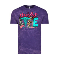 Cloud Purple nurse life Vintage Tee - NancyCooperArtShop