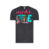 Vintage Black nurse life Vintage Tee - NancyCooperArtShop