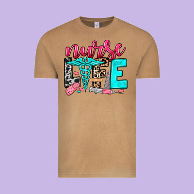 Nurse Life Vintage Tee Designed By Nancycooperartshop
