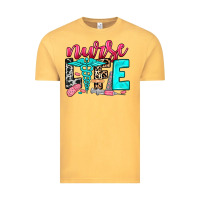 Vintage Mustard nurse life Vintage Tee - NancyCooperArtShop