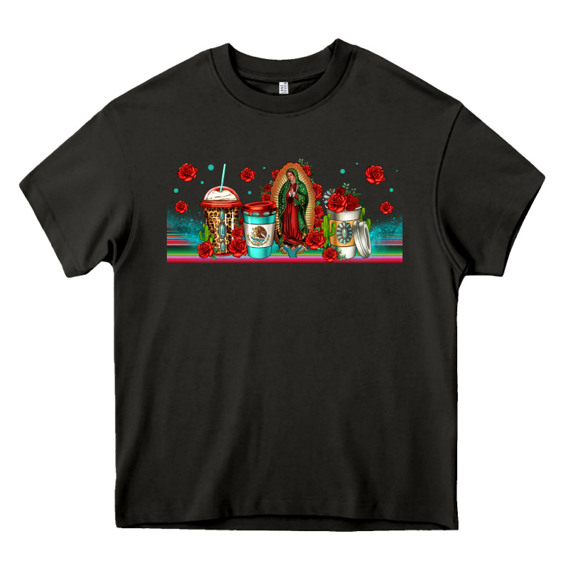 Lady Of Guadalupe Coffee Cups Libbey Glass Heavy Core Tee by Jasminsmagicworld | Teevron