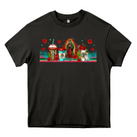 Asphalt lady of guadalupe coffee cups libbey glass Heavy Core Tee - Jasminsmagicworld
