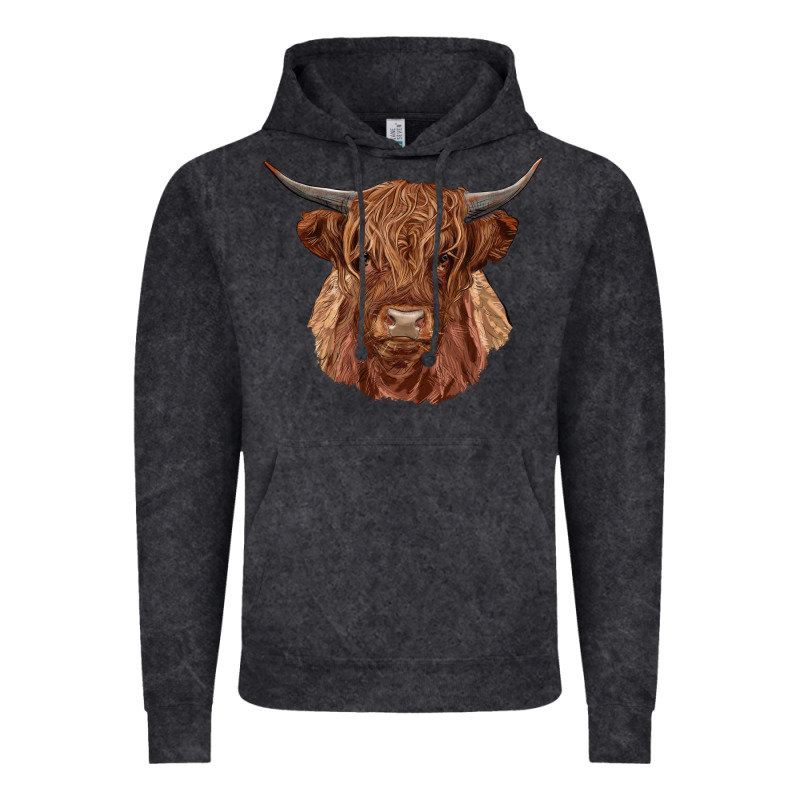 Highland Cow Vintage Hoodie by RanaPortraitStore | Teevron