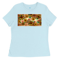 Baby Blue juneteenth sunflower's licence plate template Ladies Tee - Artiststas