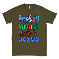 Army Green dance like frosty shine like rudolph Classic Tee - MaliasSmallBusiness