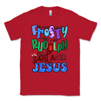 Red dance like frosty shine like rudolph Classic Tee - MaliasSmallBusiness