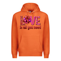 Carrot Love is all you need Valentine's Day Premium Hoodie - HowdyJamesFarm