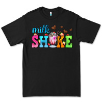 Black milk shake with chocolate heart Premium Tee - AdoDesignShop