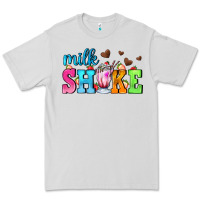 Dove Grey milk shake with chocolate heart Premium Tee - AdoDesignShop