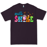 Plum milk shake with chocolate heart Premium Tee - AdoDesignShop
