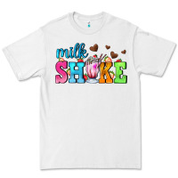 White milk shake with chocolate heart Premium Tee - AdoDesignShop