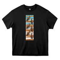 Black dinosaur parasaurolophus pen wrap Heavy Core Tee - Artiststas