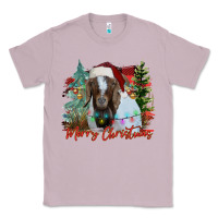 Lilac merry Christmas goat Classic Tee - CowhideDigitalArt