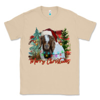 Mushroom merry Christmas goat Classic Tee - CowhideDigitalArt