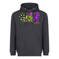 Smoke Peace Love Crawfish Heavyweight Hoodie - HowdyJamesFarm