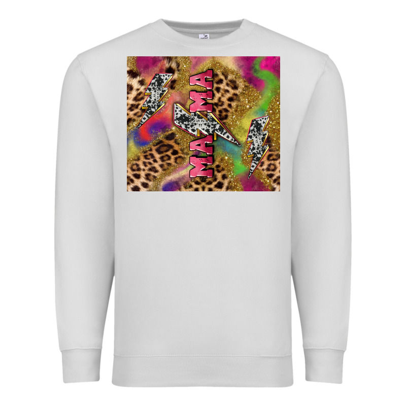 Colorful Leopard Lightning Bolt Tumbler Mother's Premium Sweatshirt by HowdyJamesFarm | Teevron