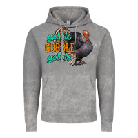 Thanksgiving Turkey Gobble Gobble Vintage Hoodie | Teevron