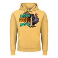 Vintage Mustard Thanksgiving turkey gobble gobble Vintage Hoodie - NancyCooperArtShop