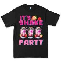 Black its shake party with milkshake Premium Tee - AdoDesignShop