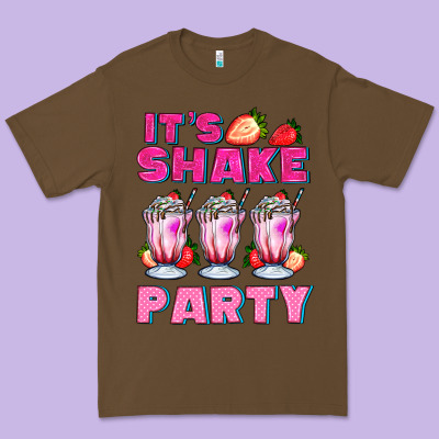 Its Shake Party With Milkshake Premium Tee Designed By Adodesignshop