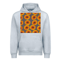 Heather Grey african fabric seamless pattern Urban Hoodie - BundleAndBundleShop