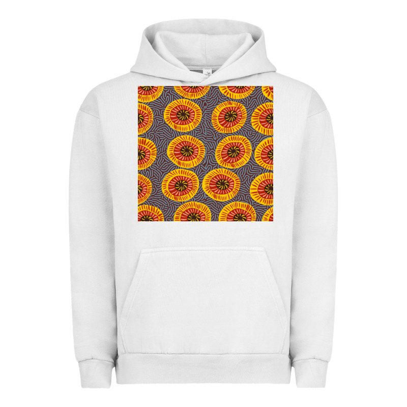 African Fabric Seamless Pattern Urban Hoodie by BundleAndBundleShop | Teevron