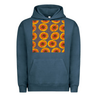 Pigment Midnight Navy african fabric seamless pattern Urban Hoodie - BundleAndBundleShop
