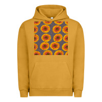Pigment Peanut Butter african fabric seamless pattern Urban Hoodie - BundleAndBundleShop