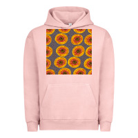 Pigment Salmon african fabric seamless pattern Urban Hoodie - BundleAndBundleShop