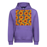 Tulip african fabric seamless pattern Urban Hoodie - BundleAndBundleShop