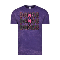 Cloud Purple dance dance dance with lightning bolt Vintage Tee - MaliasSmallBusiness