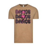 Vintage Coffee dance dance dance with lightning bolt Vintage Tee - MaliasSmallBusiness